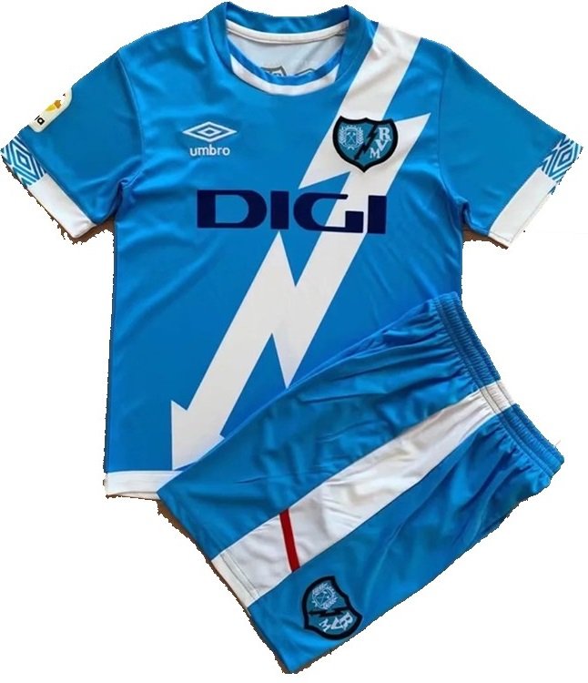 Kit infantil III Rayo Vallecano 2021 2022 Umbro oficial 